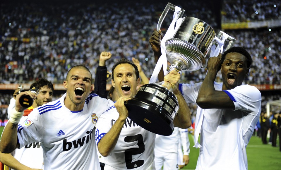  Real Madrid got their hands on the Copa del Rey with Jose Mourinho's first win over Pep Guardiola