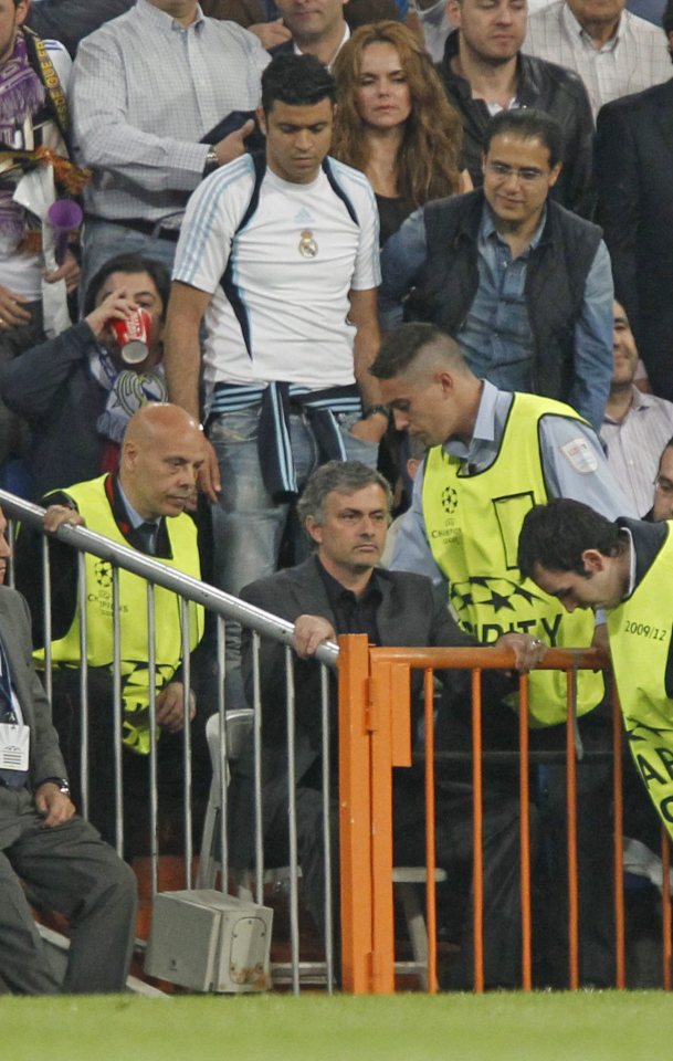 Jose Mourinho found himself sent to the stands against Pep Guardiola on one occasion