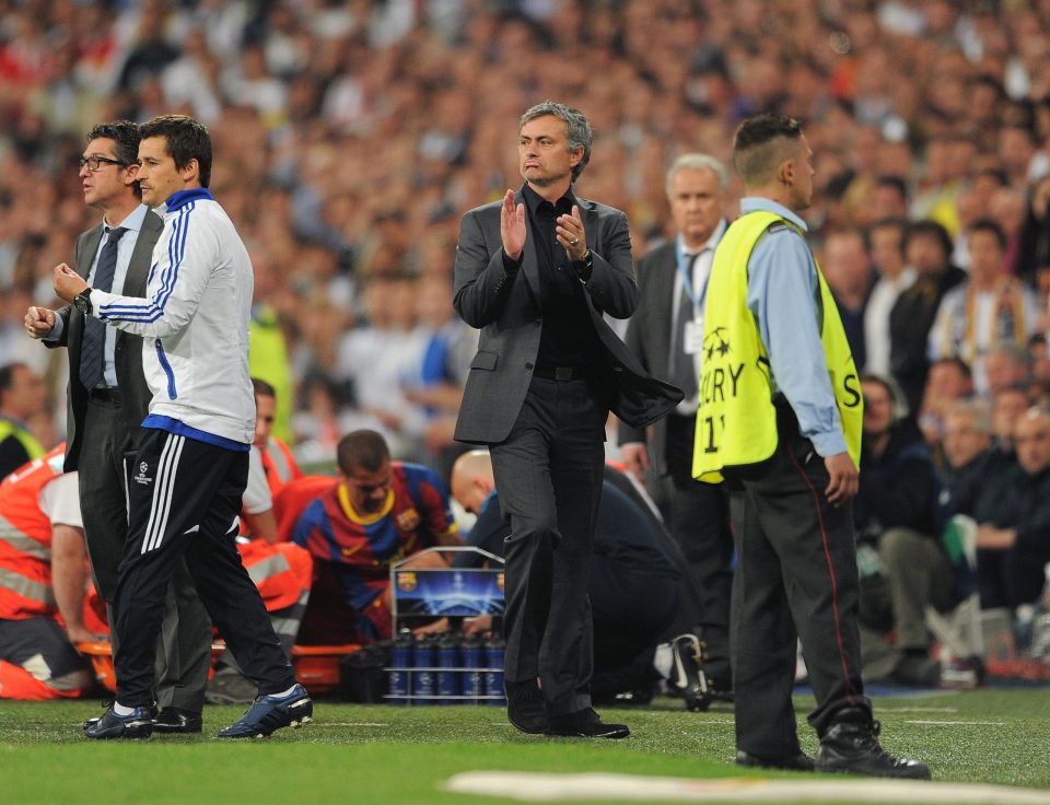 Jose Mourinho was left exasperated by the referee during many an El Clasico