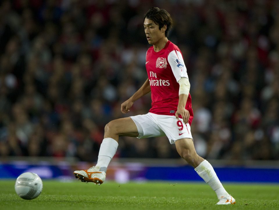  The lesser-spotted former Arsenal striker Park Chu-young