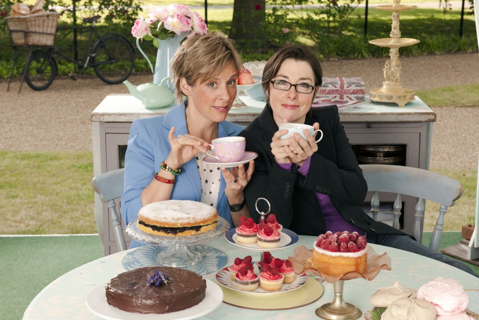  Off they trot . . . about £50 of  Channel 4’s £75million belonged to Mel and Sue’s whimsical b*****ks