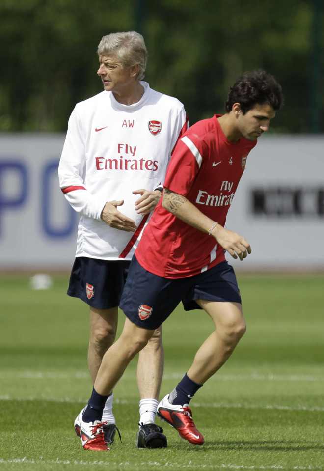  Cesc Fabregas made his Arsenal debut when he was a teenager