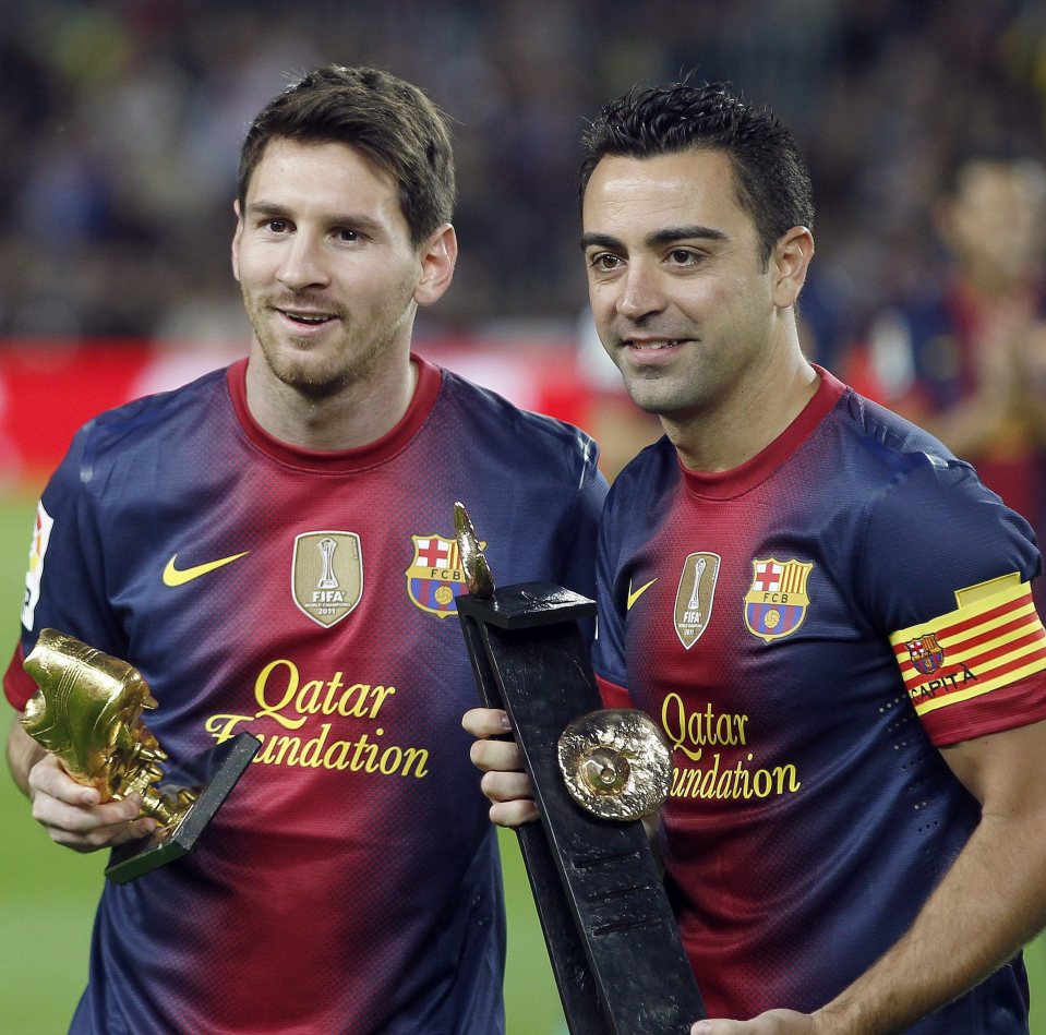  Xavi and Lionel Messi helped Barcelona dominate world football