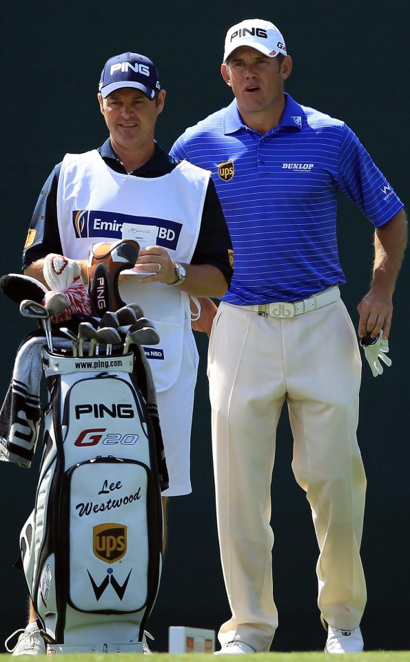  Elliott is great friends with Billy Foster, Lee Westwood's bagman