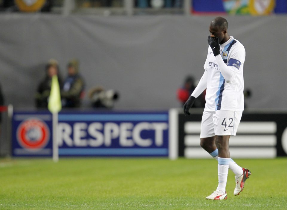  Yaya Toure has been racially abused in Champions League games in recent years