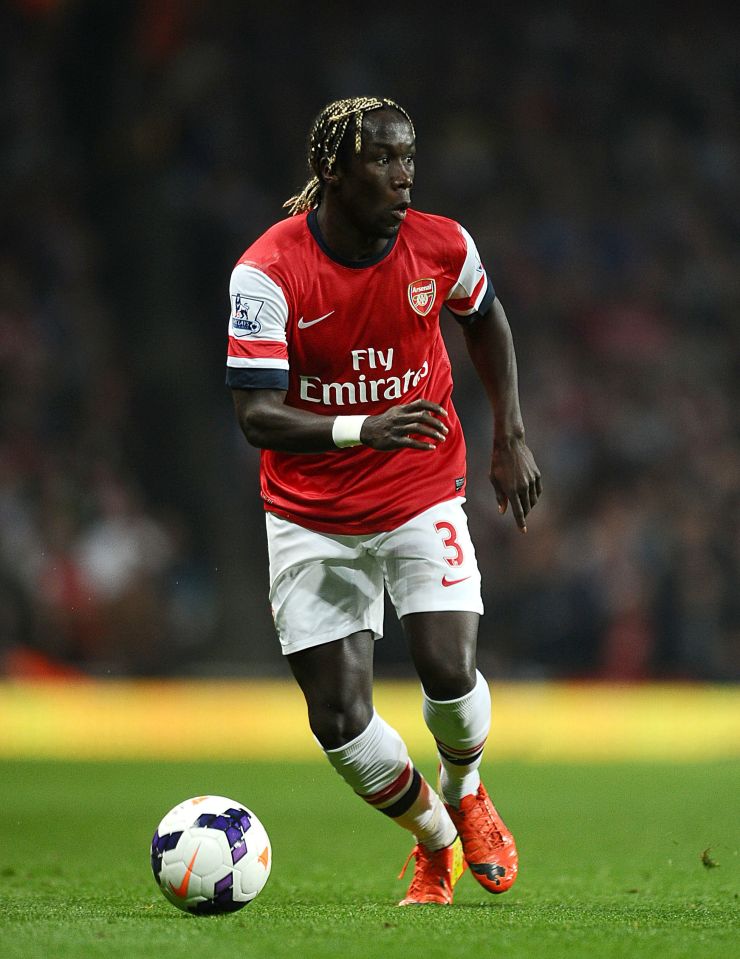  Bacary Sagna gets the nod at right-back