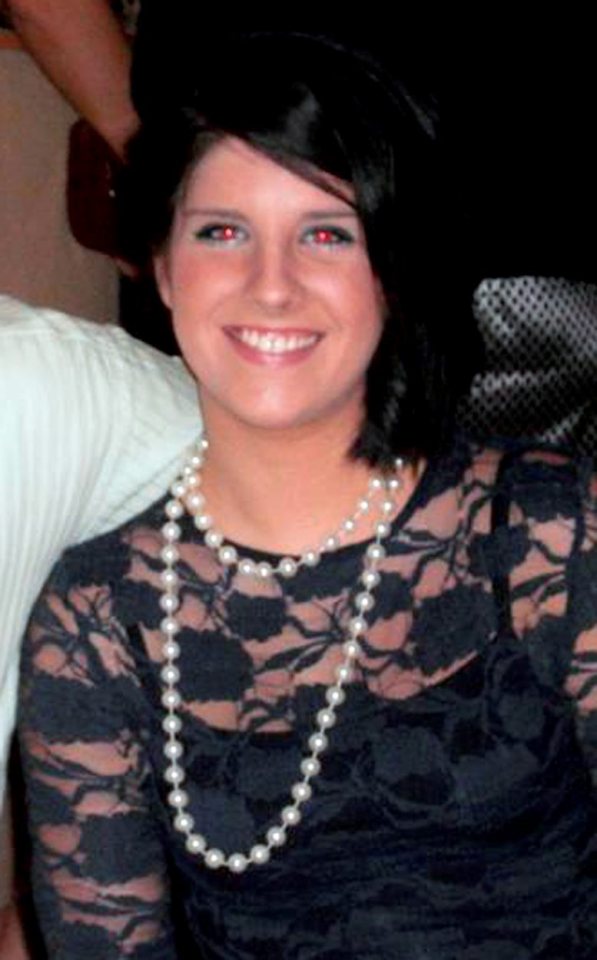  Sian, of Swindon, Wilts, was abducted and stabbed in the neck by Halliwell as she walked home from a nightclub in March 2011