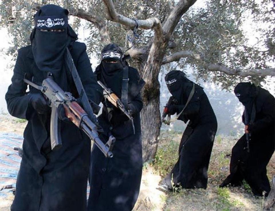  The battalion is made up of widowed female foreign fighters