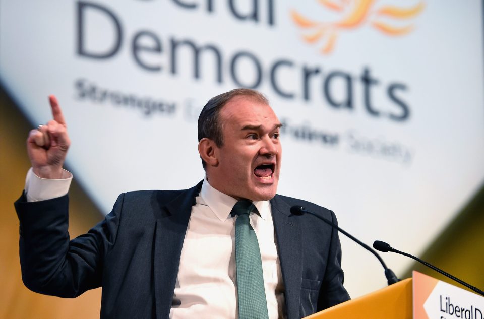 Liberal Democrat Energy Secretary Ed Davey 