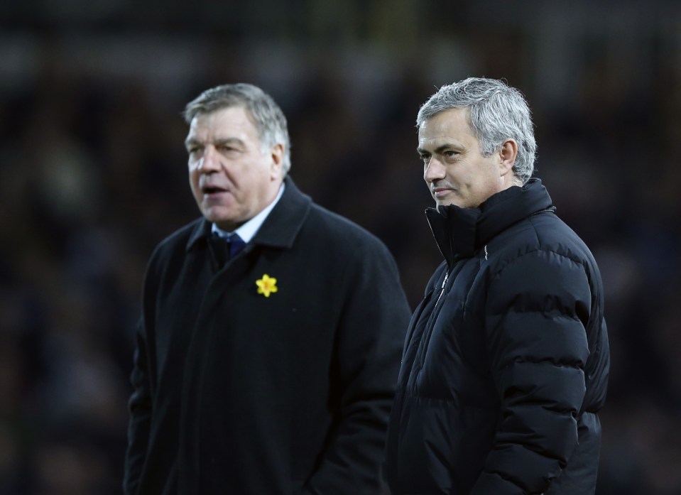  The pair got off to the wrong foot after Mourinho made jibes about Allardyce's style of play