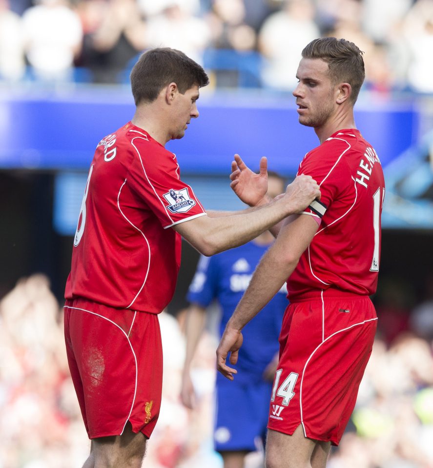  Jordan Henderson took over from Liverpool icon Steven Gerrard