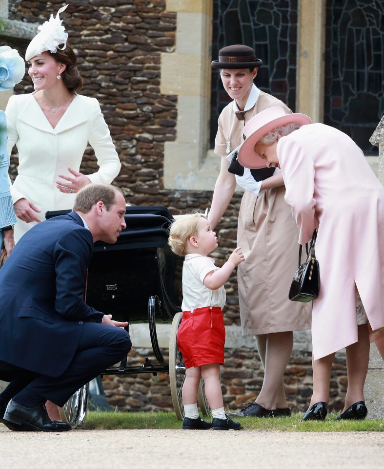 Maria Teresa Turrion Borrallo pictured at Princess Charlotte's christening