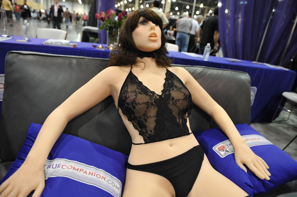  Roxxxy, the first sex robot, on display at the Adult Entertainment Expo in Las Vegas