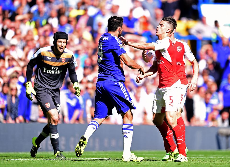  Costa's spat with Gabriel last season showed defenders can get riled up by him