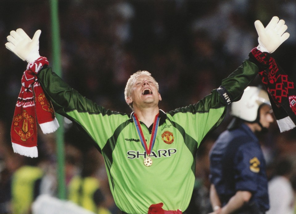 Schmeichel won the Premier League five times with United in the 90s