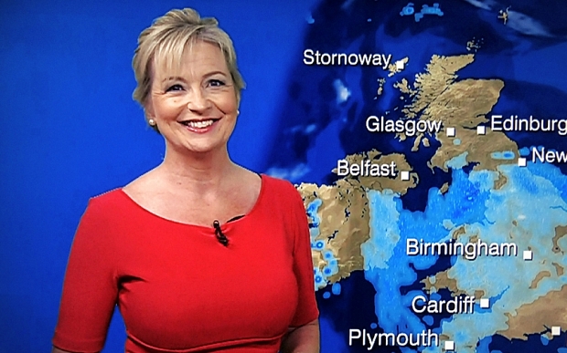  Smiley Carol presents the weather segment