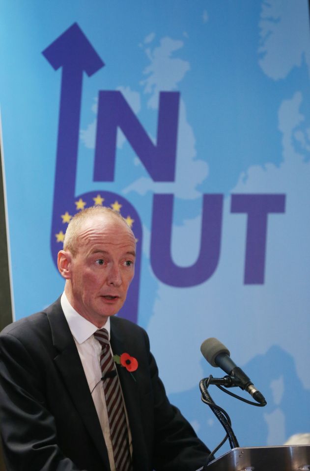  Back the Brits . . . Labour MP Pat McFadden says 12 per cent of British jobs depend on EU trade