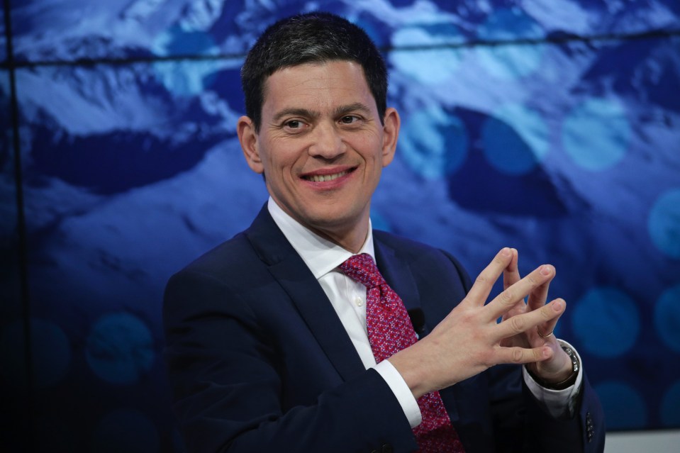  Helping hand ... former Labour leadership contender David Miliband joined calls for Britain to throw open its doors and take in up to 25,000 refugees a year