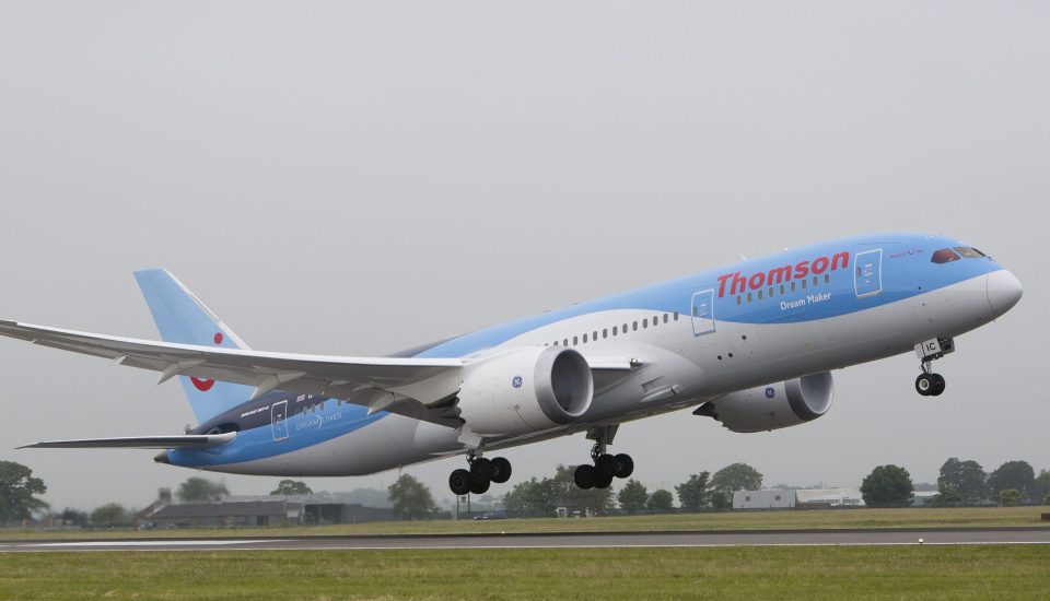 Thompson Airways launch £150 million Dreamliner, Glasgow, Scotland - 08 Jul 2013