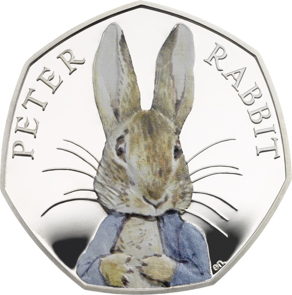  The Royal Mint launched the coin to celebrate the 150th anniversary of Beatrix Potter's birth