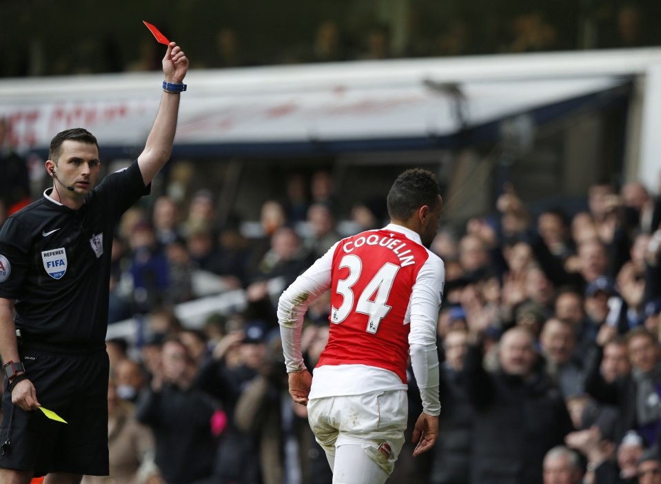 Arsenal have a rotten record against Chelsea when Michael Oliver is the ref