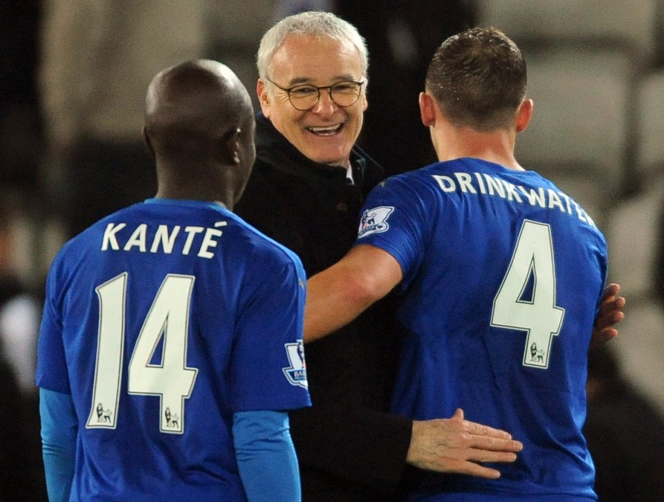  The tireless N'Golo Kante helped lead Claudio Ranieri's Leicester to title last year