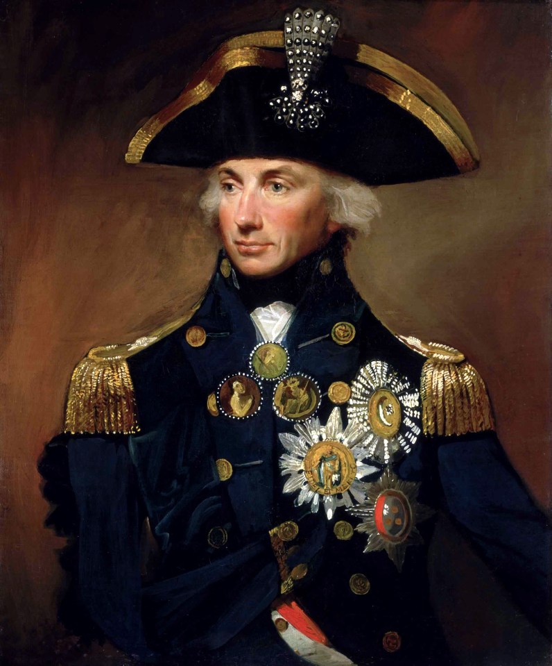  Hero ... Lord Nelson died aboard HMS Victory during the Battle of Trafalgar