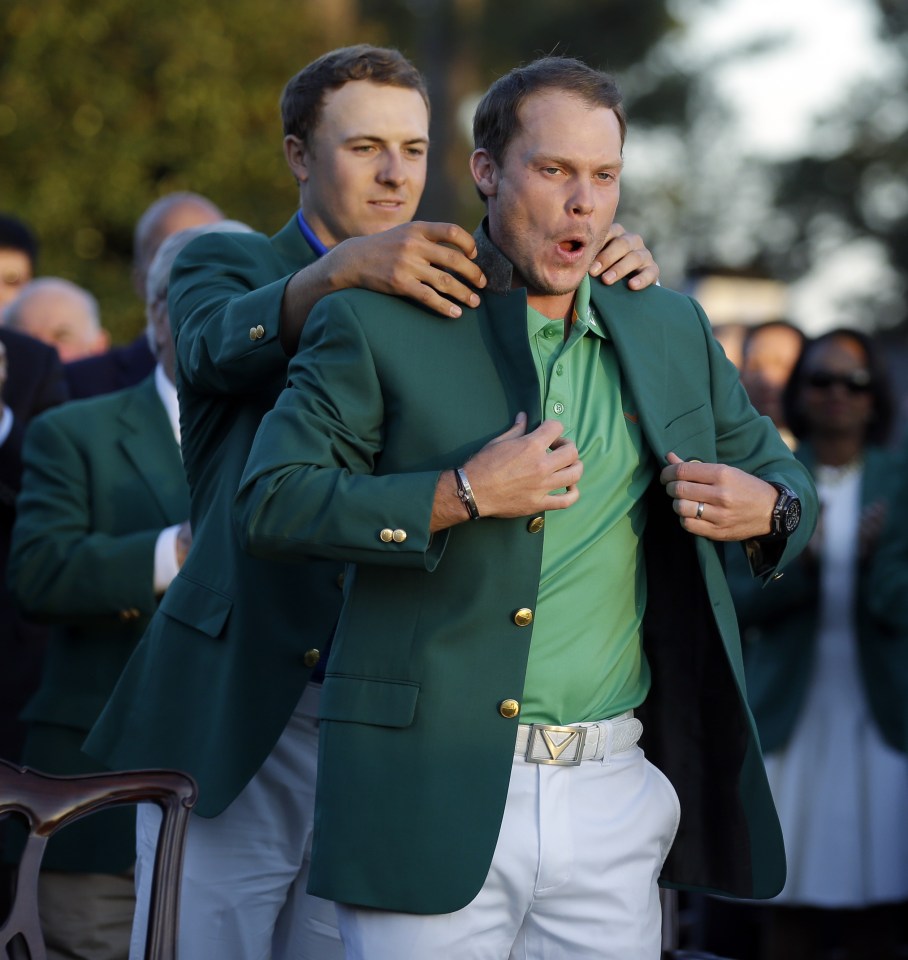  Danny Willett is currently the holder of the green jacket