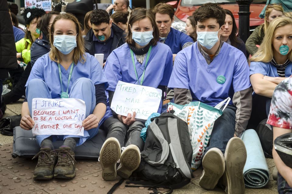  The secret ballot showed a majority of junior doctors did not support the action taken by the union