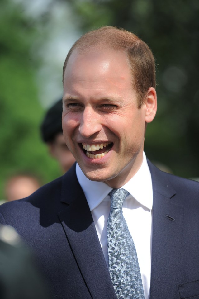  By Royal appointment ... Wills loves his fry-ups with brown sauce