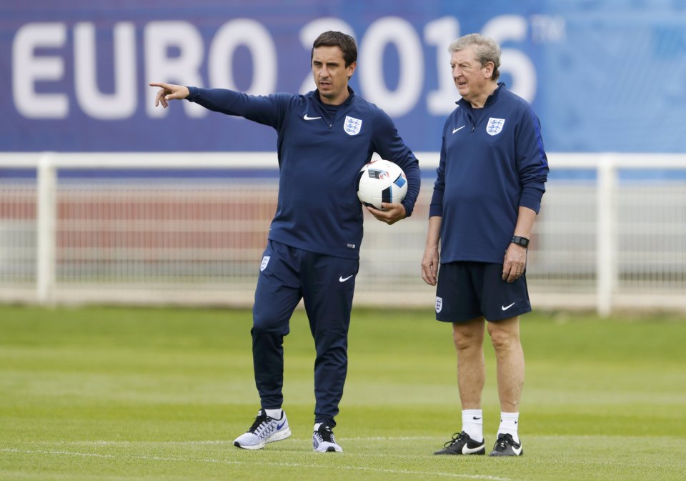  Gary Neville and Roy Hodgson were axed after Euro 2016