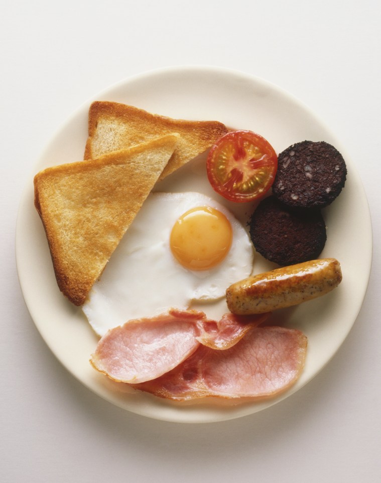  Pork life ... the prince often joins the queue in the Cambridge Airport canteen to wait for a full English