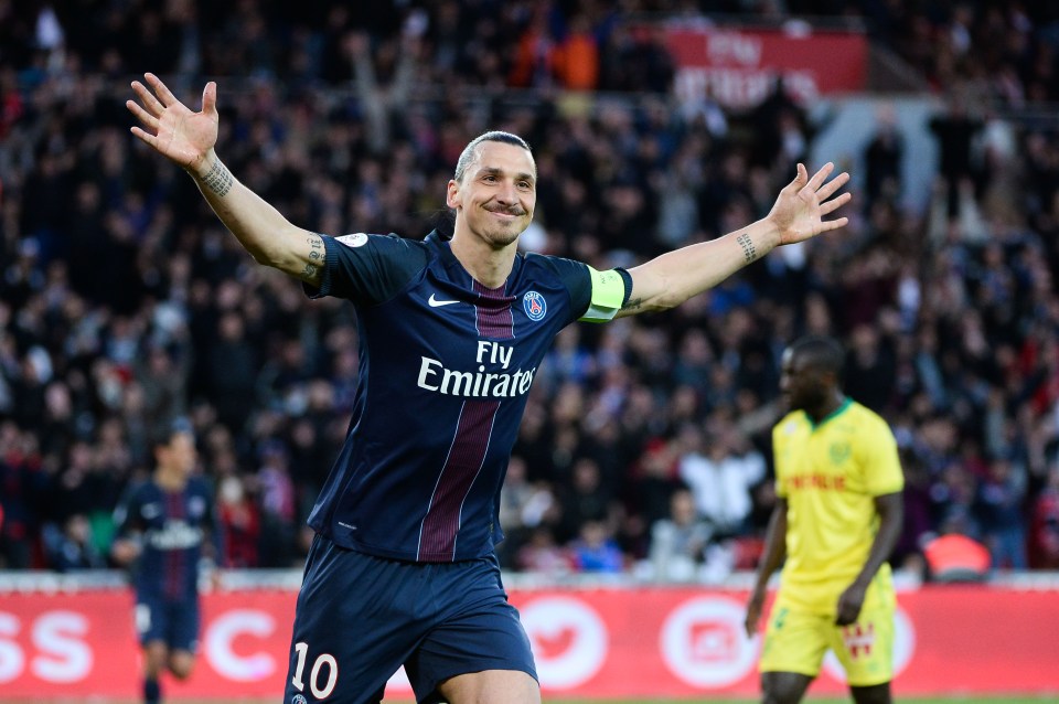  Zlatan Ibrahimovic was the star attraction of Ligue 1 until he moved to Old Trafford