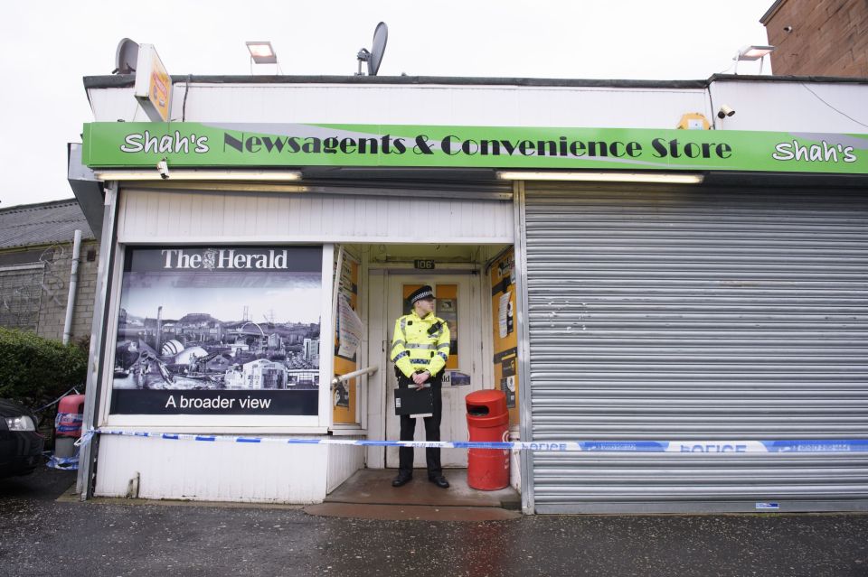  Ahmed drove 200 miles from Bradford to murder him at his newsagents in Glasgow