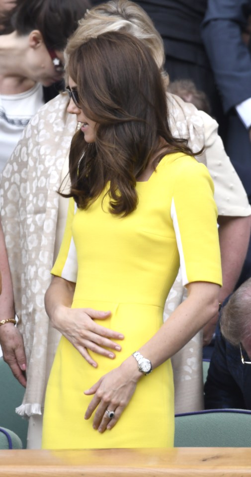 Kate was spotted wearing the watch for Wimbledon, with the statement piece an elegant accessory