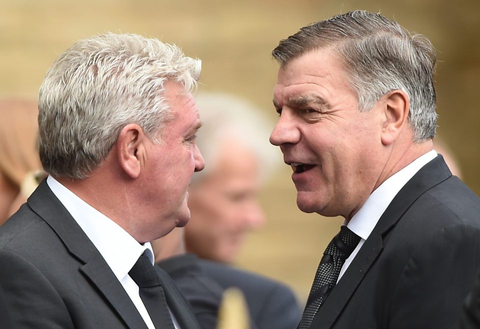  Bruce and Sam Allardyce are old foes