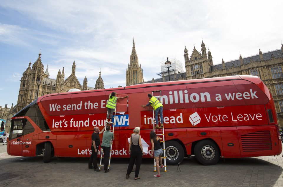 Greenpeace Re-brands Boris Johnson's Brexit Battlebus