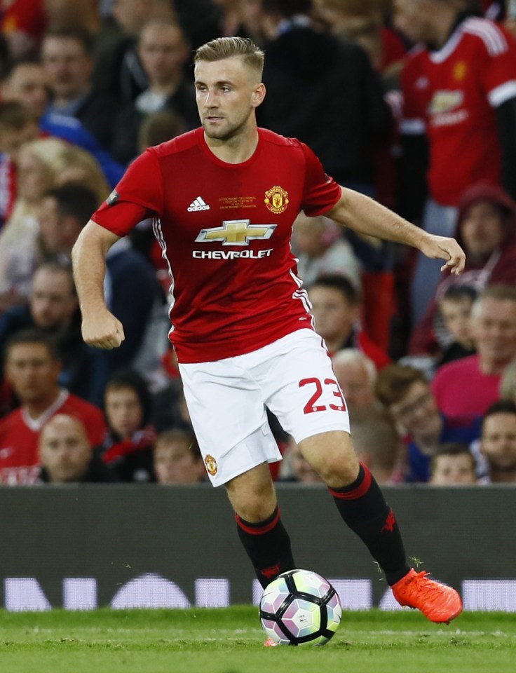  Shaw is now back in the United starting XI