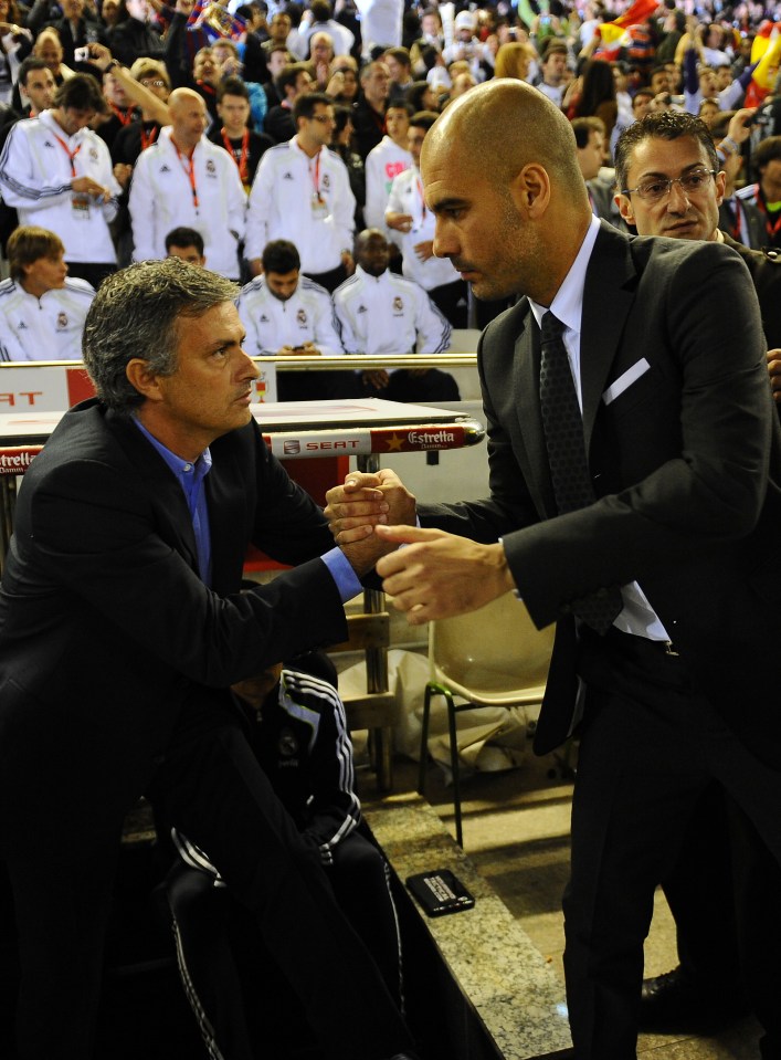  Jose Mourinho and Pep Guardiola are set to go head-to-head in their first Manchester derby