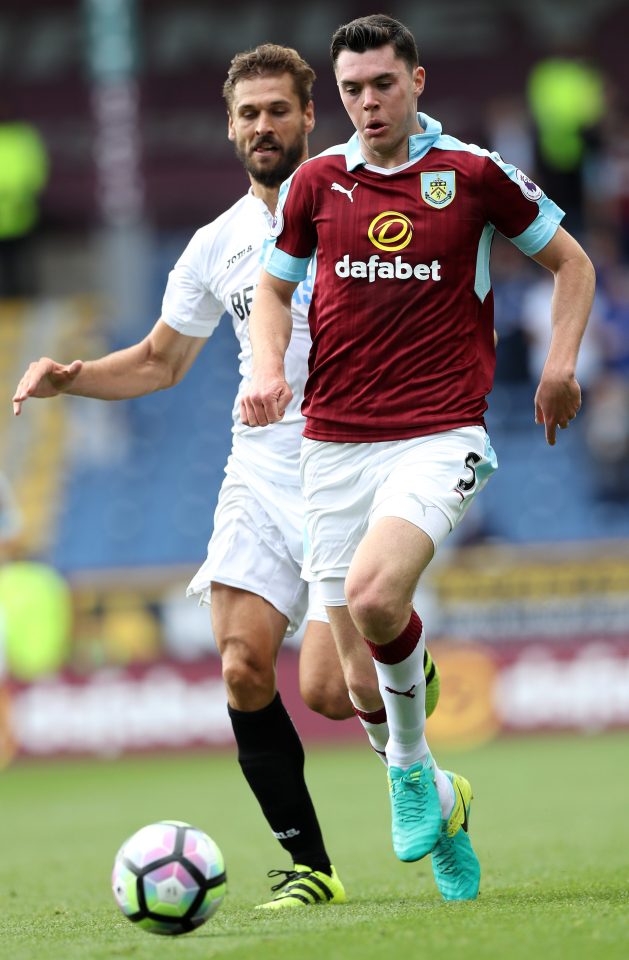  Burnley defender Michael Keane has emerged as a target for Antonio Conte