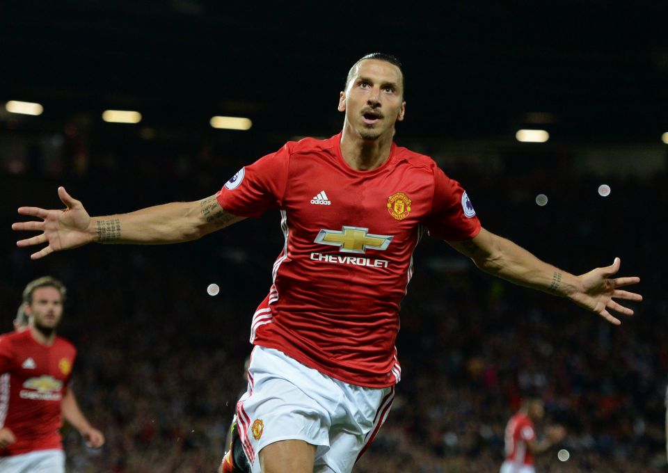 Zlatan Ibrahimovic joined Manchester United on a free transfer in the summer