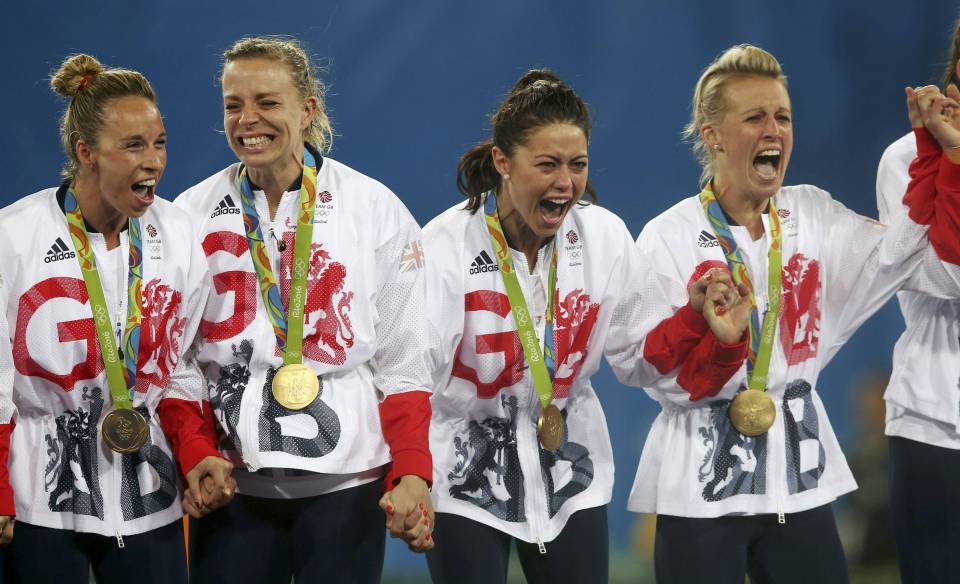  The GB women's hockey team are setting their sights on the Christmas No1 spot