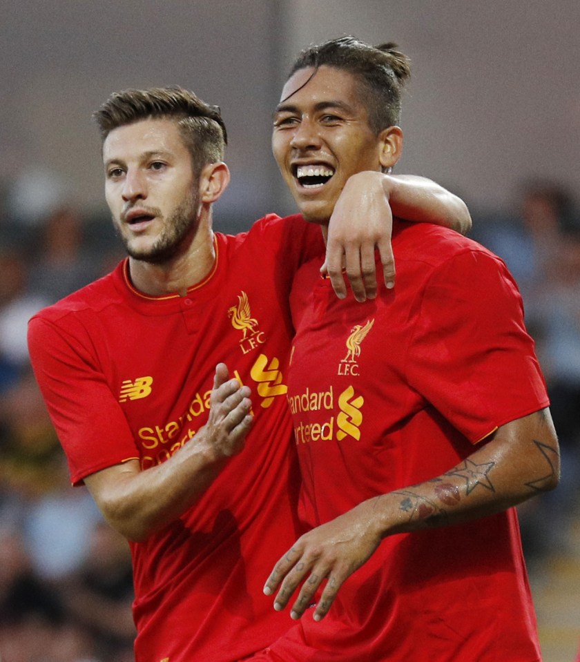  Adam Lallana and Roberto Firmino are two of the hardest-workers in the Prem