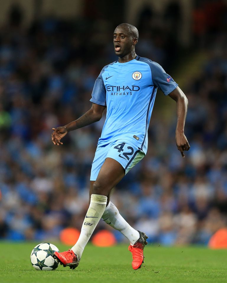  Yaya Toure stayed at Manchester City despite being on the fringes of the side