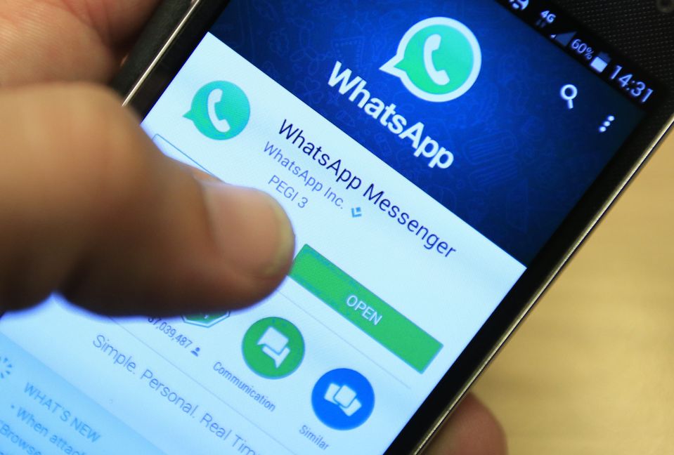  The doctor received the sick images via mobile phone messaging app WhatsApp