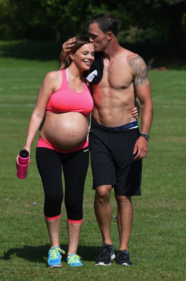  She even continued to work out during her pregnancy