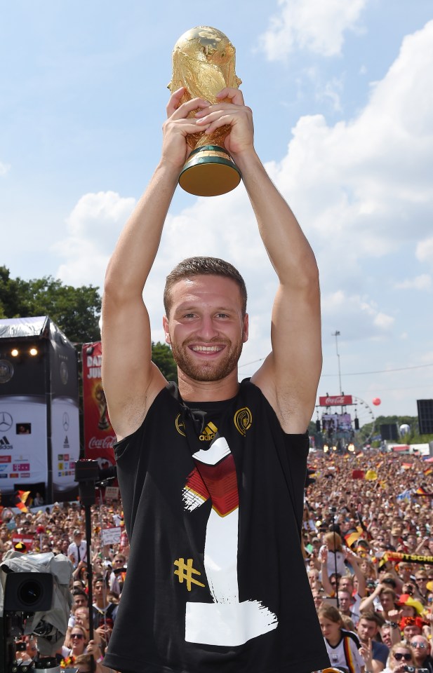 World Cup winner Shkodran Mustafi joined Arsenal for £35m 