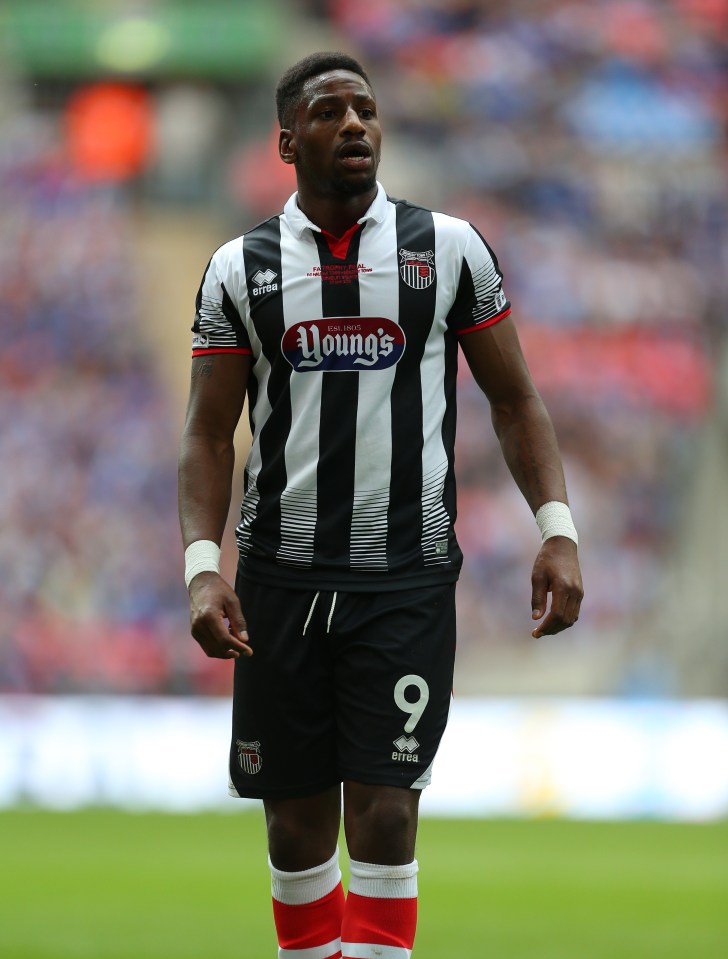  Grimsby striker Omar Bogle is hot property after his electric start to the season