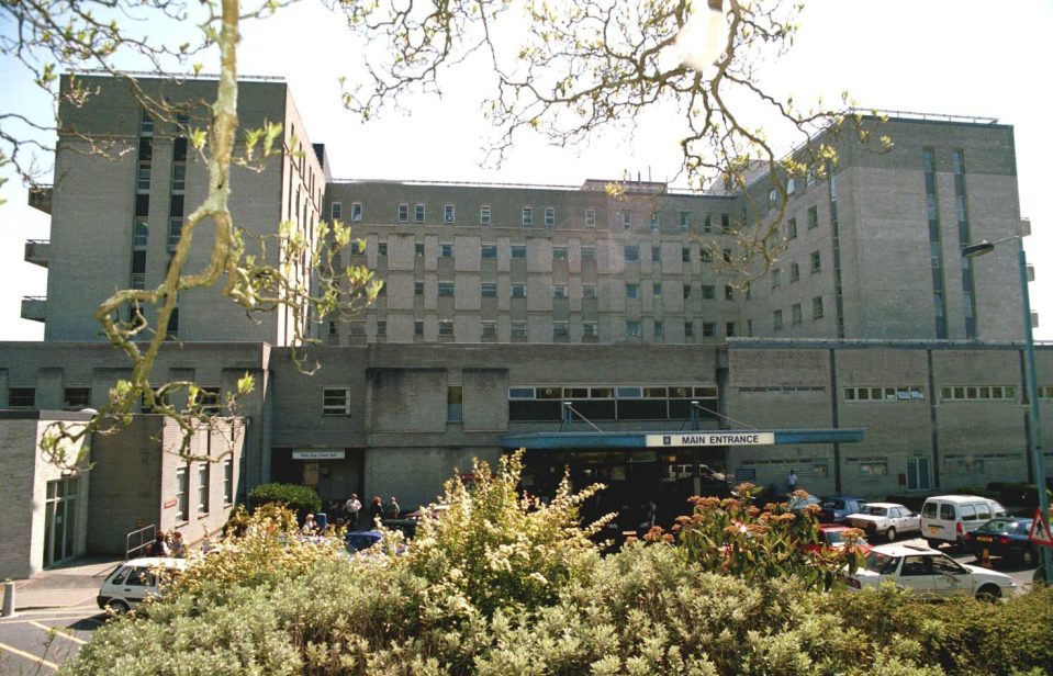 DERRIFORD HOSPITAL IN PLYMOUTH WHERE JANE ANDREWS IS BELIEVED TO HAVE BEEN TAKEN FOR TREATMENT AFTER HER ARREST