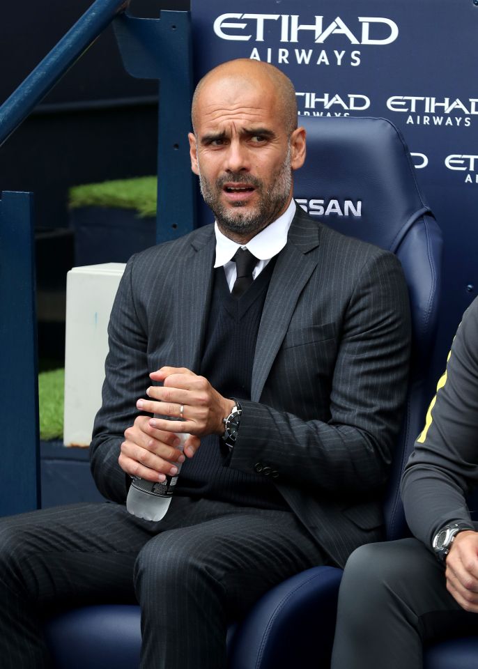 Guardiola is set for his first taste of a Manchester derby